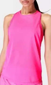 Sweaty Betty London Mesh Training Tank Women's Small‎ Neon Pink Athleisure Yoga