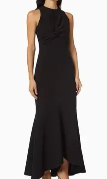 Significant Other Ezra Open Back Mermaid Gown In Black Size 10