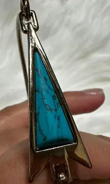 Turquoise Stone Silver Bracelet