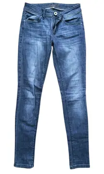 DL1961 Emma Jegging Skinny Jeans Pierce Wash Size 24 Edgy Grunge Sktater Street