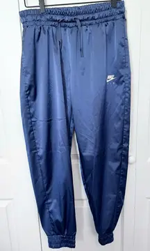 Nike AIR Navy Silky Jogger Pants LG