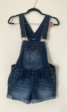 Blue Spice Denim Shorts Overalls