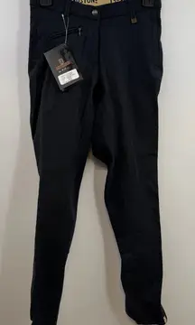 Treadstone Katrina Full Seat Breeches size 26R NWT navy black check plaid riding