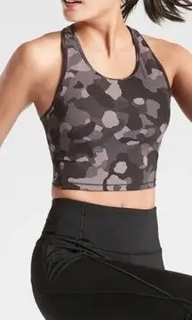 Athleta Lightening Camo crop tank