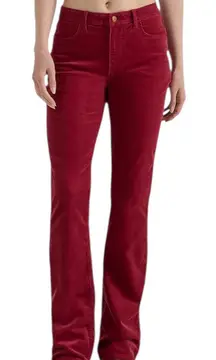 NWT Wrangler Women's High Rise Bold Boot Jean 6/28 In Color Carmine