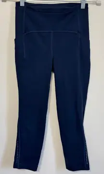 Lululemon Swift Speed High-Rise Crop 21" True Navy Size 4