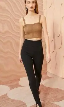 Ulla Johnson Ruth High-Waisted fold over knit legging