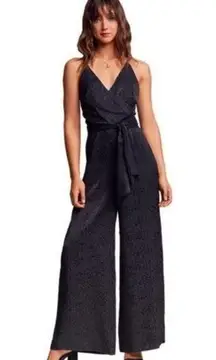 Finders Keepers  Heatwave black leopard jumpsuit