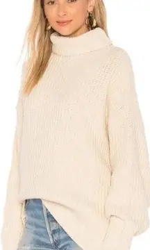 Free People Women's Natural Swim Too Deep Pullover - Small - Academic, Fall