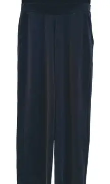 Athleta Seasoft Straight Lounge Pant Medium Black Cozy Comfort Athleisure Soft