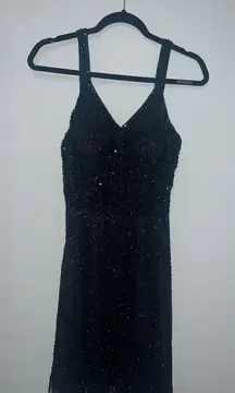 Black Sequin Dress