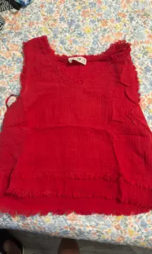 Boutique Red Shorts & Top Set