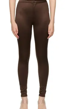 SKIMS Brown Disco Trousers Size: S