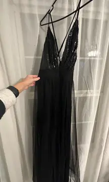 Sparkly Black Formal Dress