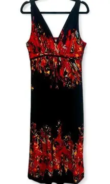 JohnPaulRichard V-neck maxi dress with floral pattern size XL