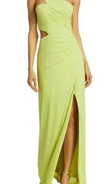 BCBG Cut Out One Shoulder Dress