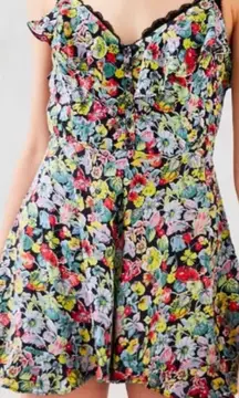 floral romper size 6