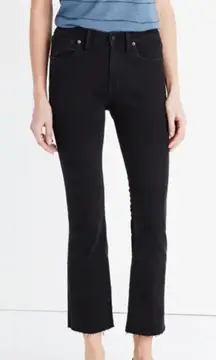 Madewell Black Cali Demi Boot‎ Jeans