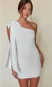 American Threads Mischa Bow Bodycon Mini Dress