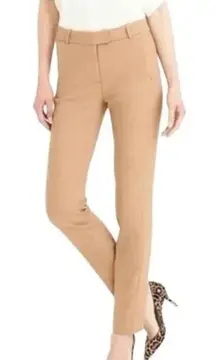 J. CREW MADDIE Trousers Pants Wool Blend Camel Tan Beige Color Size 6