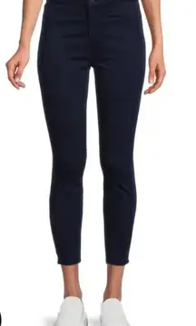 L'Agence Margot High Rise Cropped Skinny Jeans Midnight‎ Navy Blue Size 25