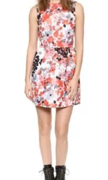 Abstract Floral Dress