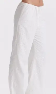 House of CB 'Frankie' White Broderie‎ Anglais Trousers size XL
