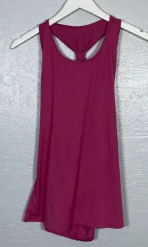 BuffBunny Women S Fuchsia Pink Tank Racerback Stretch Athleisure Workout Gym