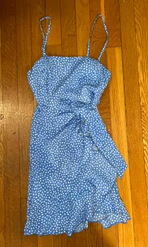 Blue Polka Dot Dress