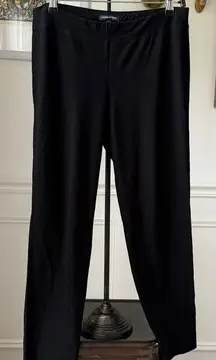 Eileen Fisher Black Pull On Ankle Length Pants S