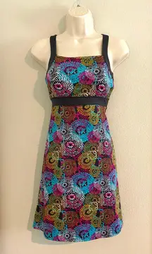 NWOT  summer dress with built in bra. Sz XS