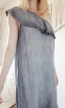CLOTH &‎ STONE One Shoulder Ruffle Dress XS
