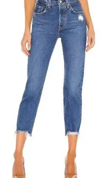 NEW Levi's 501 Cropped Jean in Charleston Fun