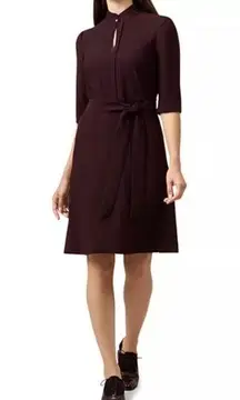 NWT Hobbs London Lois Keyhole Belted Dress