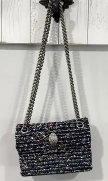 Kurt Geiger London Mini Kensington Tweed Crossbody Bag NWOT