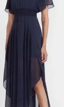 Express Midnight Blue High Low Dress