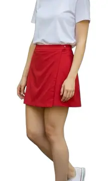 NEW SPANX PULLON RED SKORT XL