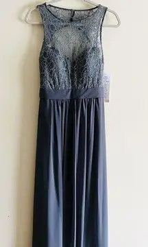 Bill Levkoff Formal Bridesmaid/Mother Of The Bride Gray Dress 10 Wedding‎ NWT