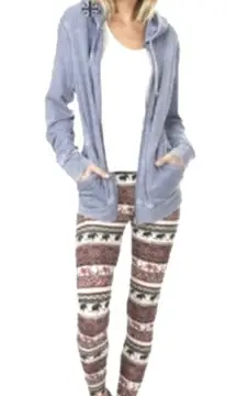 ❤️F21 Red and Black Striped Elephant Print Leggings