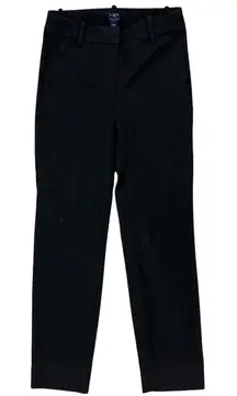 J.Crew Factory Ruby Crop Black pants women's size 0P