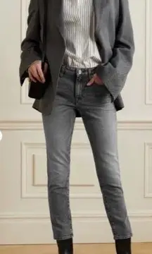 SLVRLAKE Lou Lou Slim‎ Straight Jean In River Moon
Grey Wash Size 27