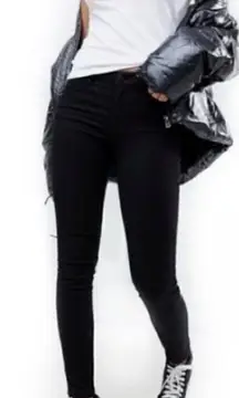 ARMANI EXCHANGE Super Skinny Jambe Jeans Black Size 28