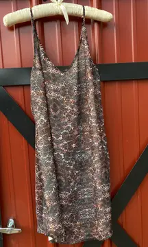 New Sexy Charley Jade Silk Dress Large