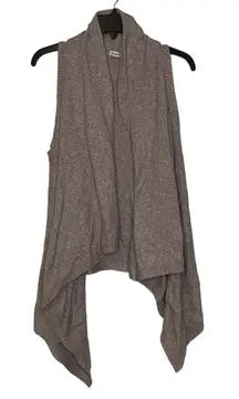 Old Navy Knit Sweater Vest‎ Open Front Shrug Cardigan Sleeveless Women Small Tan