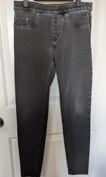 SPANX High Rise Pull On Mom Jean Medium Black