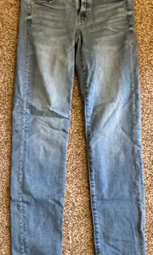 Light Washed Next level stretch skinny jeans