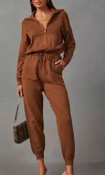 Vici Jumpsuit Camel
