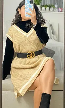 Ribbed Knit Sweater Vest