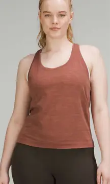 Lululemon Swiftly Tech Racerback‎ Tank Top Size 4 Chroma Check Athletic Workout