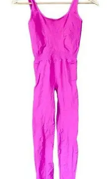 Free People Movement Good Karma Onesie Bright Pink Size XS/Small